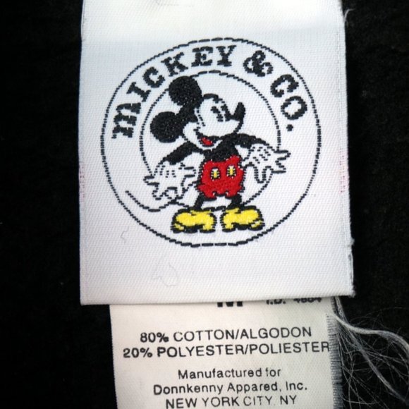 VTG Mickey & Co Hooded Sweatshirt Hoodie Sz MEDIUM - Picture 4 of 4